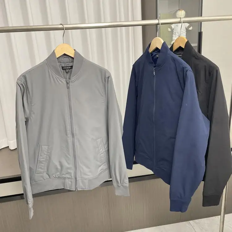 

North America Lightweight Waterproof Cotton Pilot Jaet Autumn Winter Men's Baseball Collar Cotton Coat Outerwear