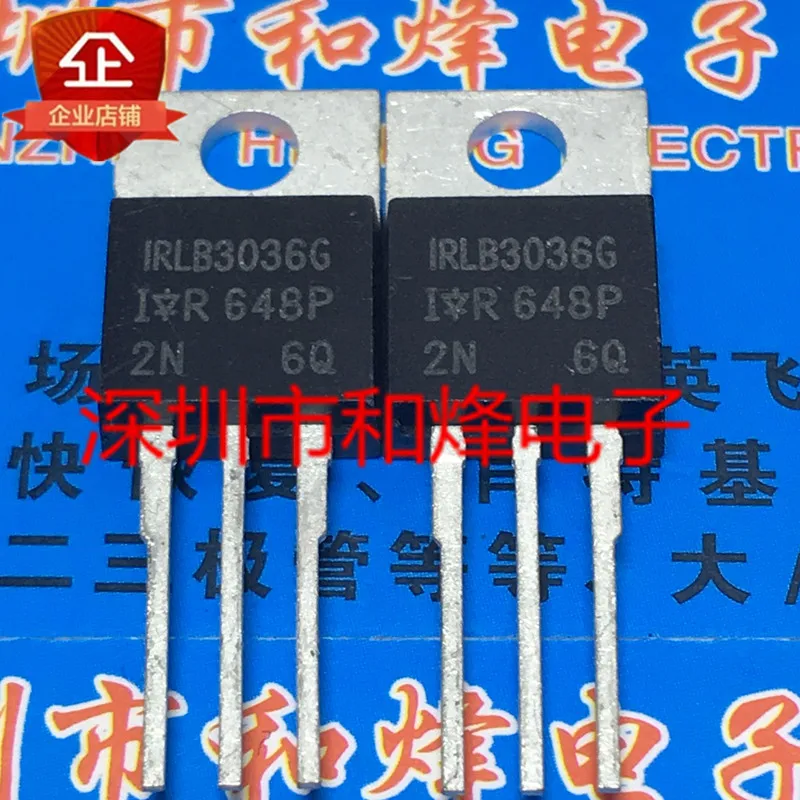 Free shipping   IRLB3036G  TO-220 60V 190A       10PCS