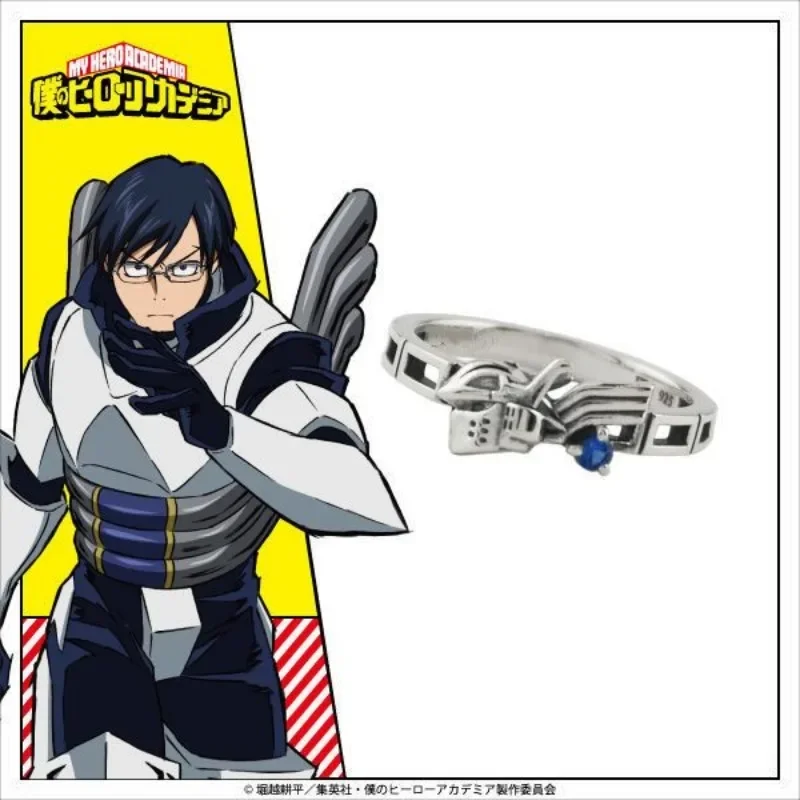 My Hero Academia Rings Man Bakugou Katsuki Women Ring Anime Wedding Initial Jewellery Couples Cute Open Metal Silver Color Bague