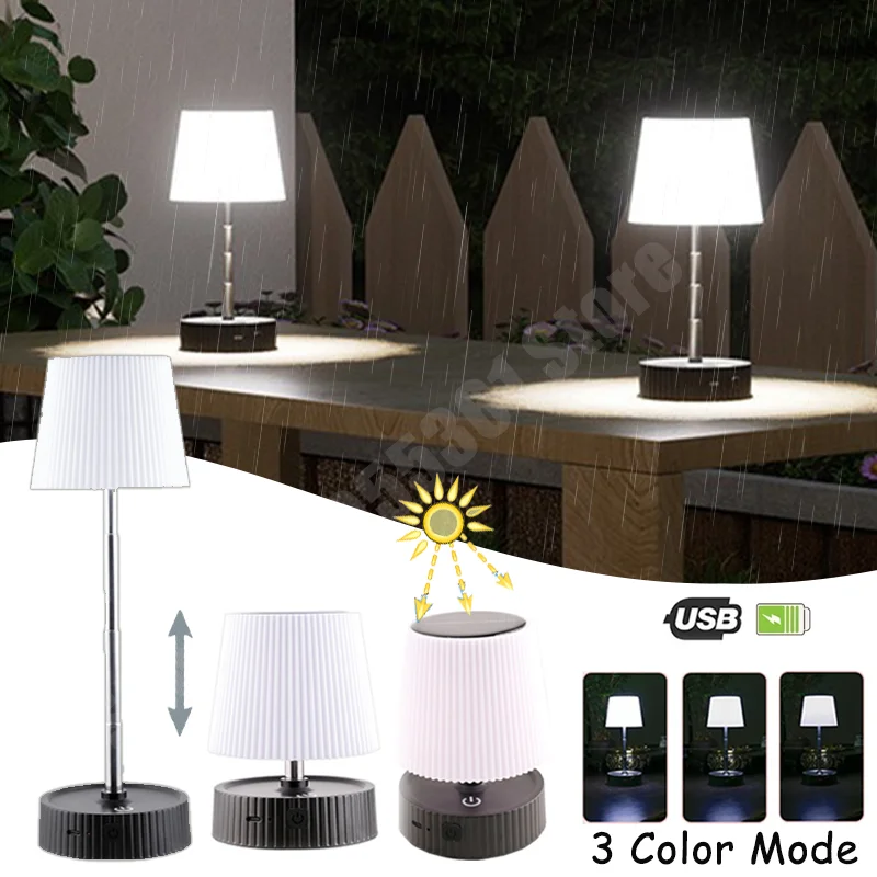 

Складные фонари на солнечной энергии, уличное IP44, водонепроницаемое, 3 режима, USB C, перезаряжаемое портативное освещение для экстренного кемпинга