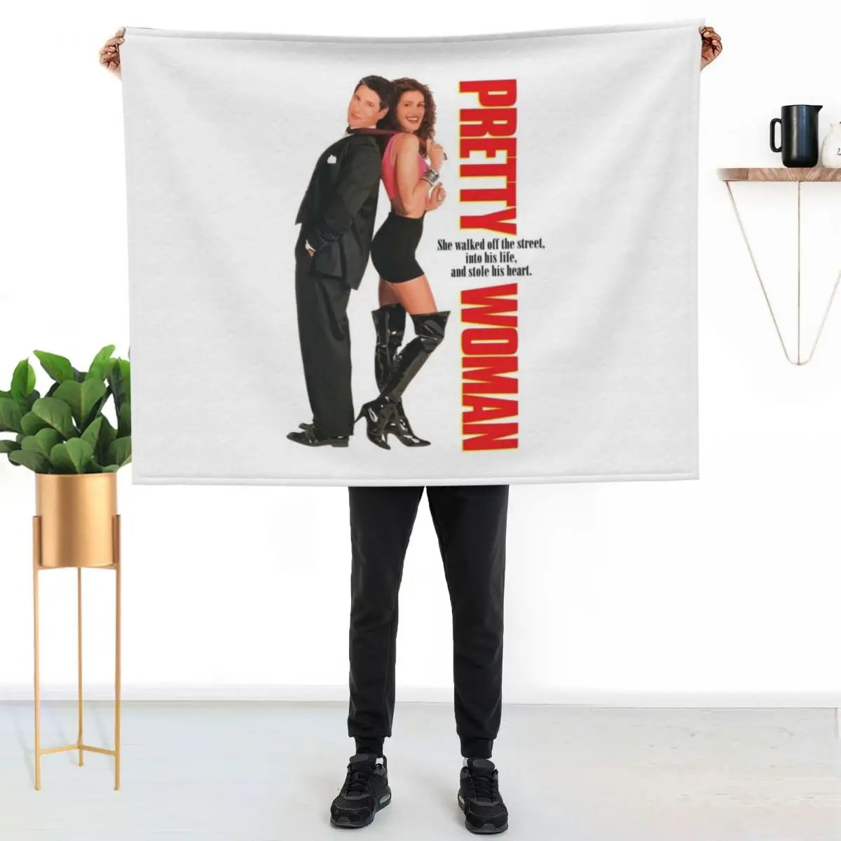 Pretty Woman (1990) Throw Blanket Anti Shedding Soft Fuzzy Blanket for Home
