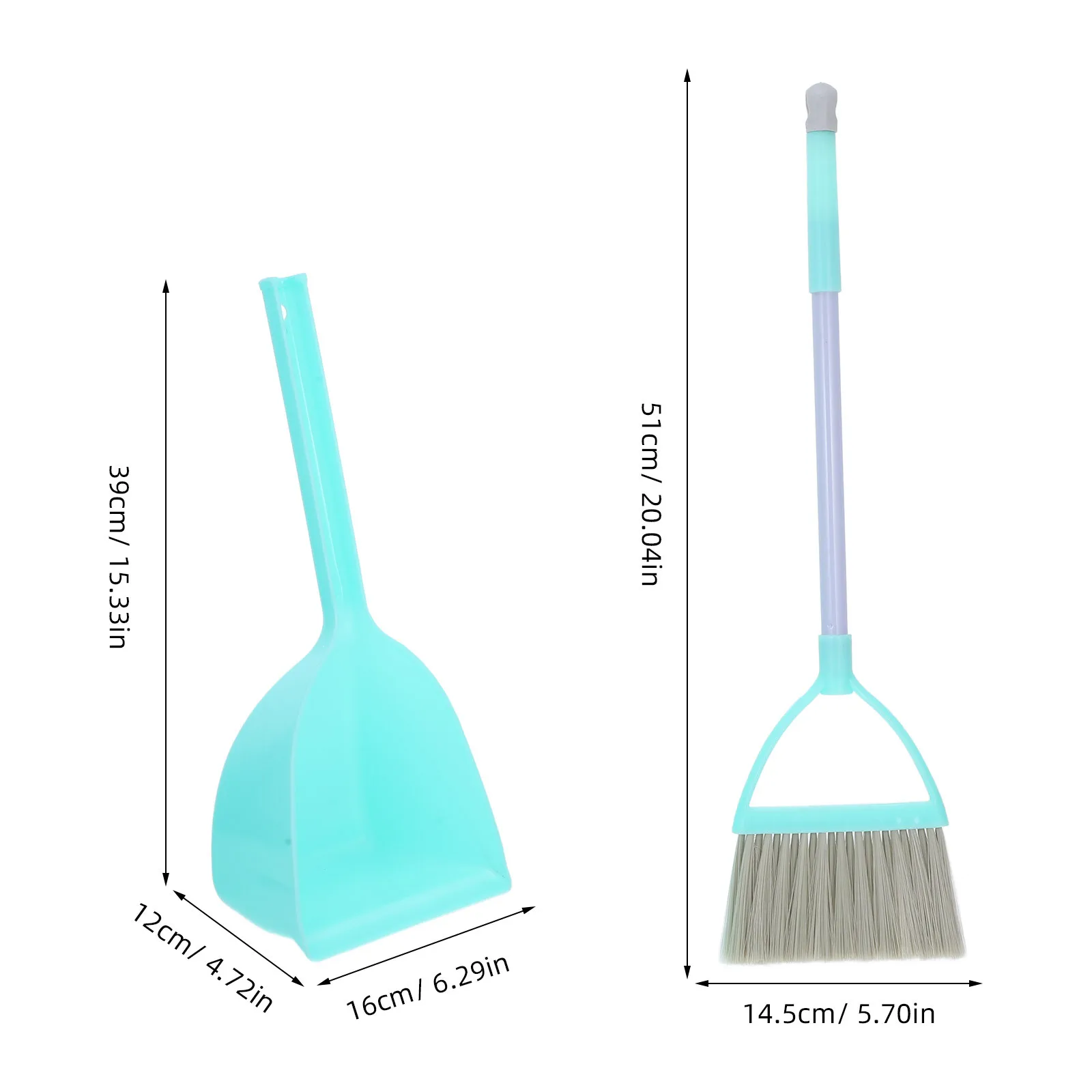 1Set Mini Kinderbezem Stoffer Set Klein schoonmaakhulpmiddel Lichtgewicht felle kleur voor het reinigen van de kleuterschool en interactief spelen