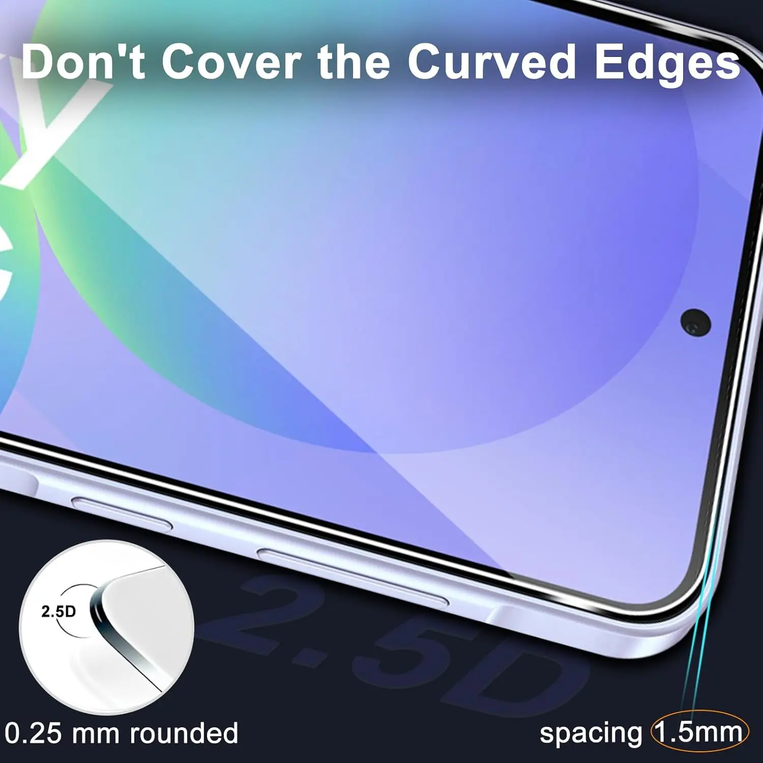 

Screen protector For Samsung Galaxy A36 Tempered Glass 9H Transparent Clear Anti Scratch