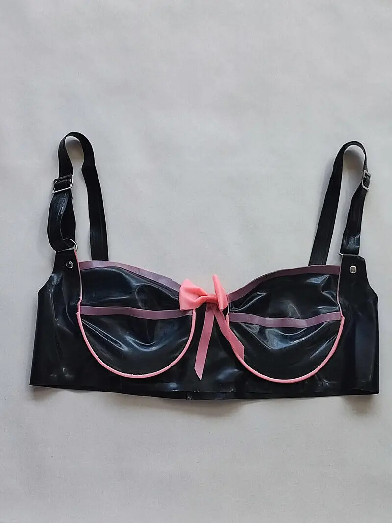 

Latex Rubber Gummi Halloween Cosplay Sexy Bra Underwear Masquerade XS-XXL