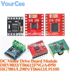 5pcs/1pc TB6612FNG DC Motor Driver Module TB6612 DRV8833 A4950 HG7881 L9110S AT8236 2 Channel Driver Board Intelligent car motor