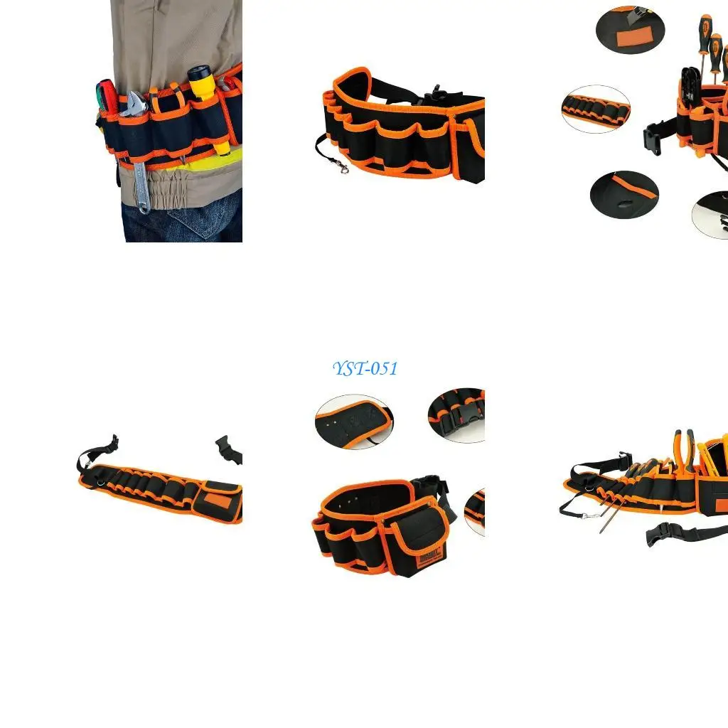 

E15A Oxford Cloth Tool Pocket Durable Tool Wear-resistant Maintenance and Electrician's with Pockets