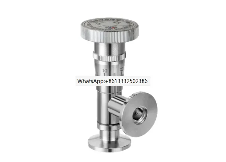 High vacuum fine adjustment valve GW-J200-T/16KF stainless steel