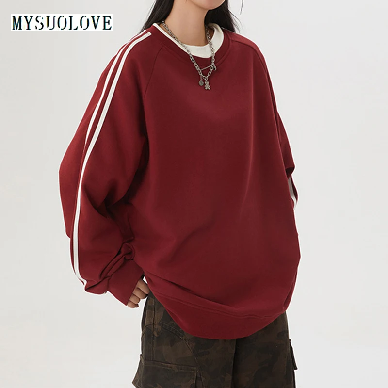 

MYSUOLOVE Autumn/Winter Season Fashion brand made old hoodie 100% cotton for men and women