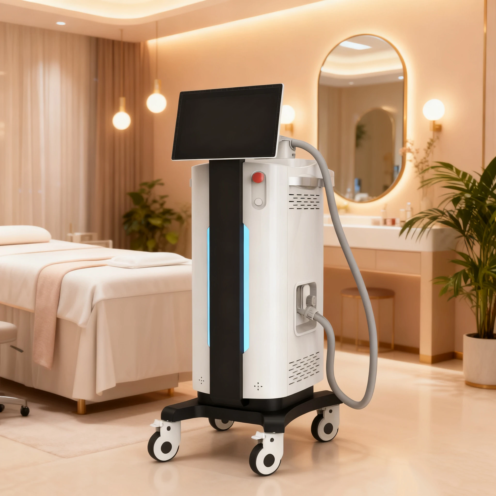 Android System Diode Laser Painless Laser Hair Removal Machine Professional Ice 3000w Beauty Equipment For Spa
