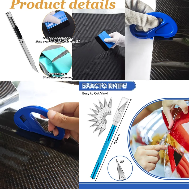 الفينيل التفاف أداة سكين أقل قطع الشريط تصميم خط سيارة الرسومات قطع أداة الفينيل فيلم التفاف حافة التفصيل الشريط 5/10 متر