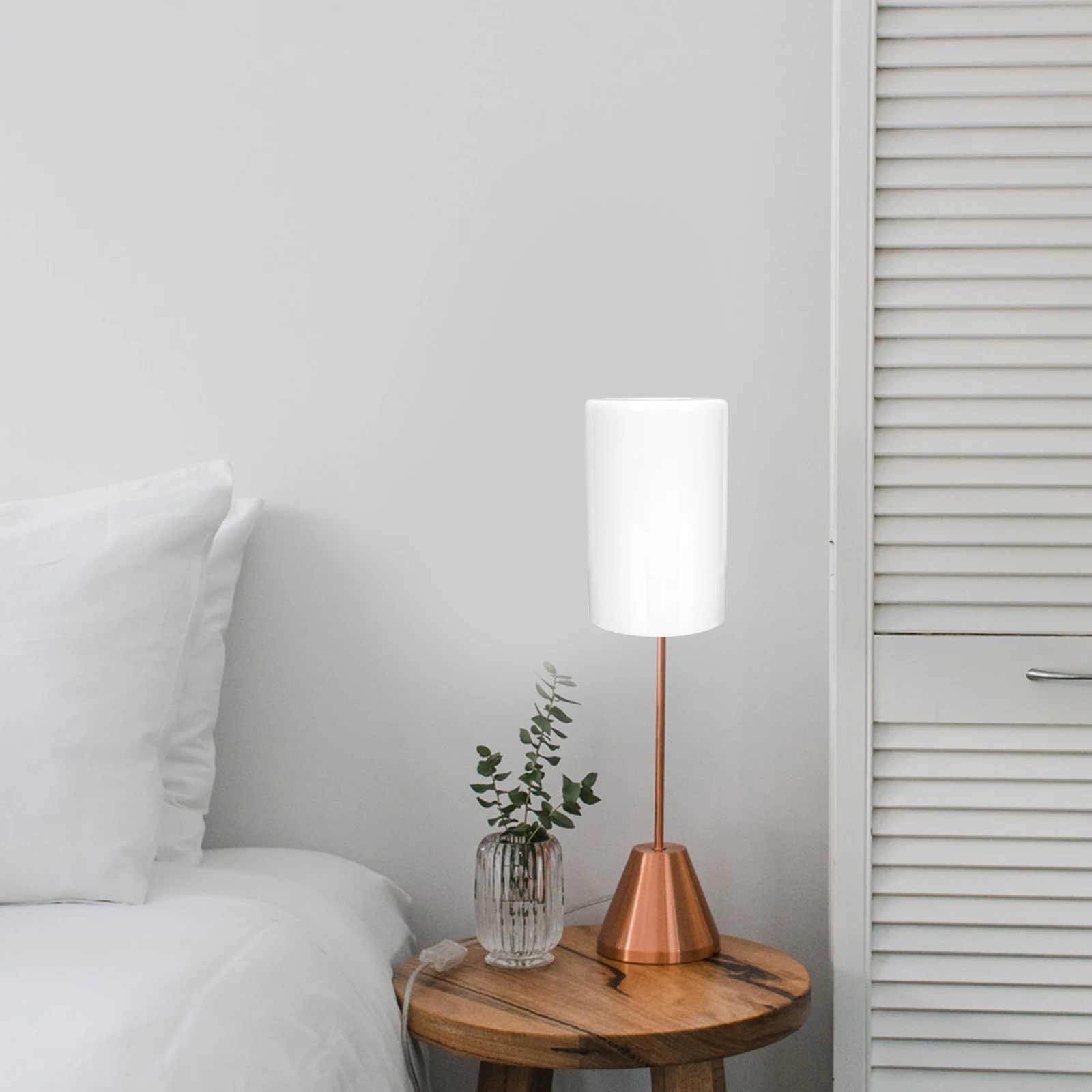 

Durable Glass Craft Lampshade Easy Install Remove Practical Decorative Effect Glass Art Lampshade Light Cover for Home