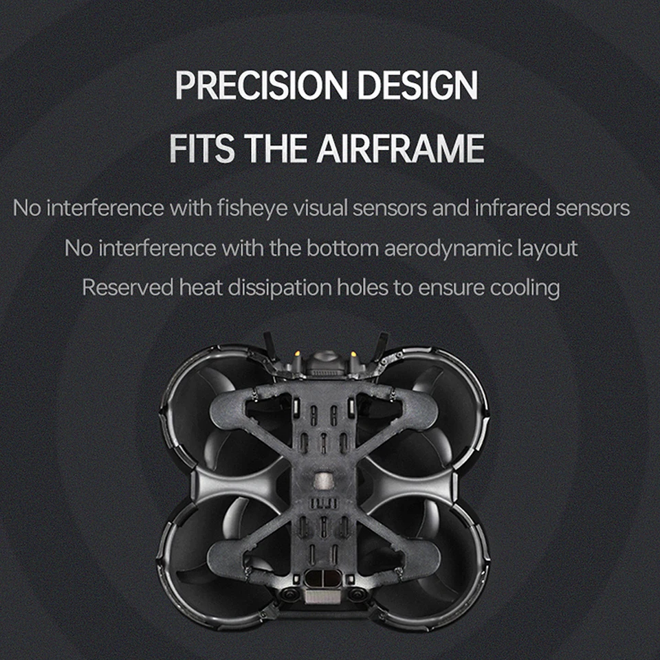 Protector de parachoques de cardán anticolisión para DJI Avata 360, barra de protección de lente de cámara de plástico, protector de seguridad antigolpes, accesorios anticolisión con destornillador y