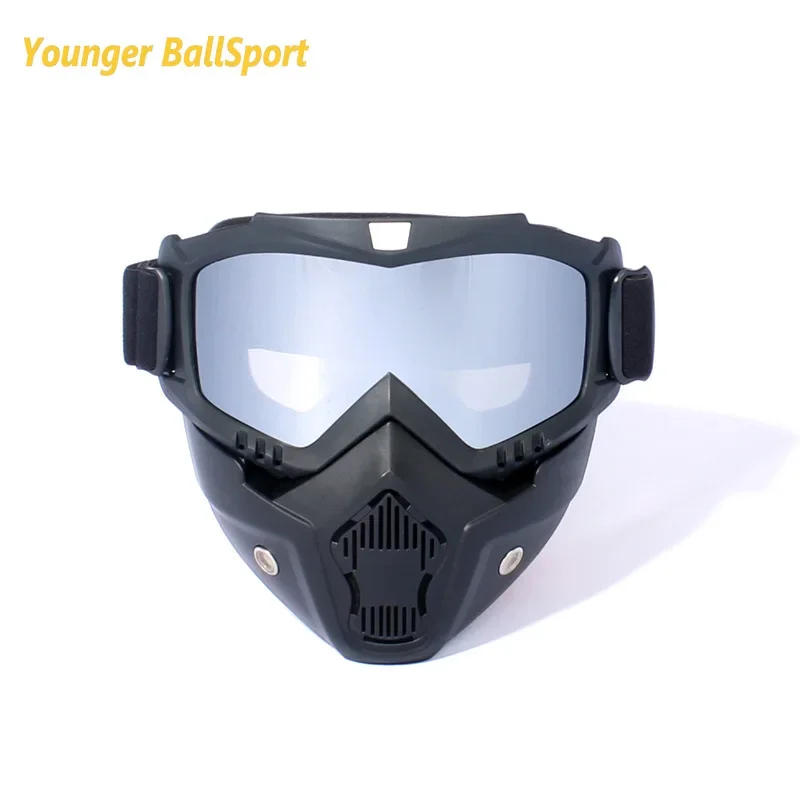 Cycling Riding Motocross Sunglasses Ski Snowboard Eyewear Mask Goggles Retro Helmet Tactical Windproof Motorcycle Glasses Masks