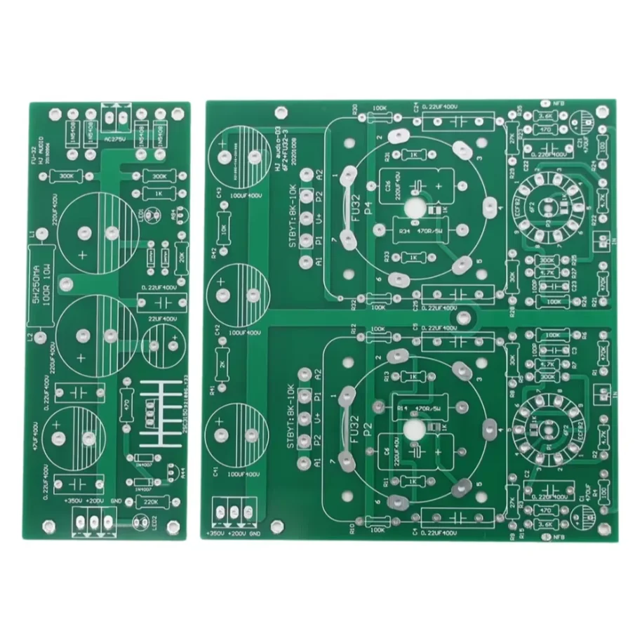HiFi FU32 Stereo Tube Amplifier PP Push-Pull Audio Power Amp PCB + Power Supply Board PCB