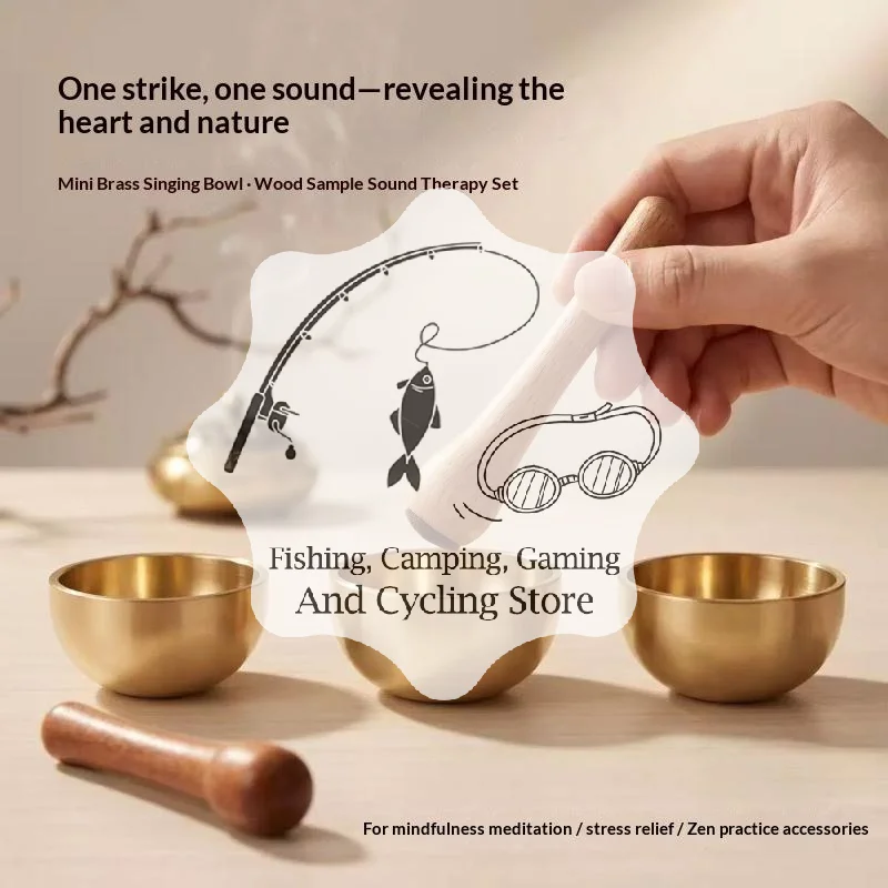 Mini Copper Sound Bowl Handcrafted Chant Bowl For Mindfulness Meditation Yoga Studio Daily Relaxation