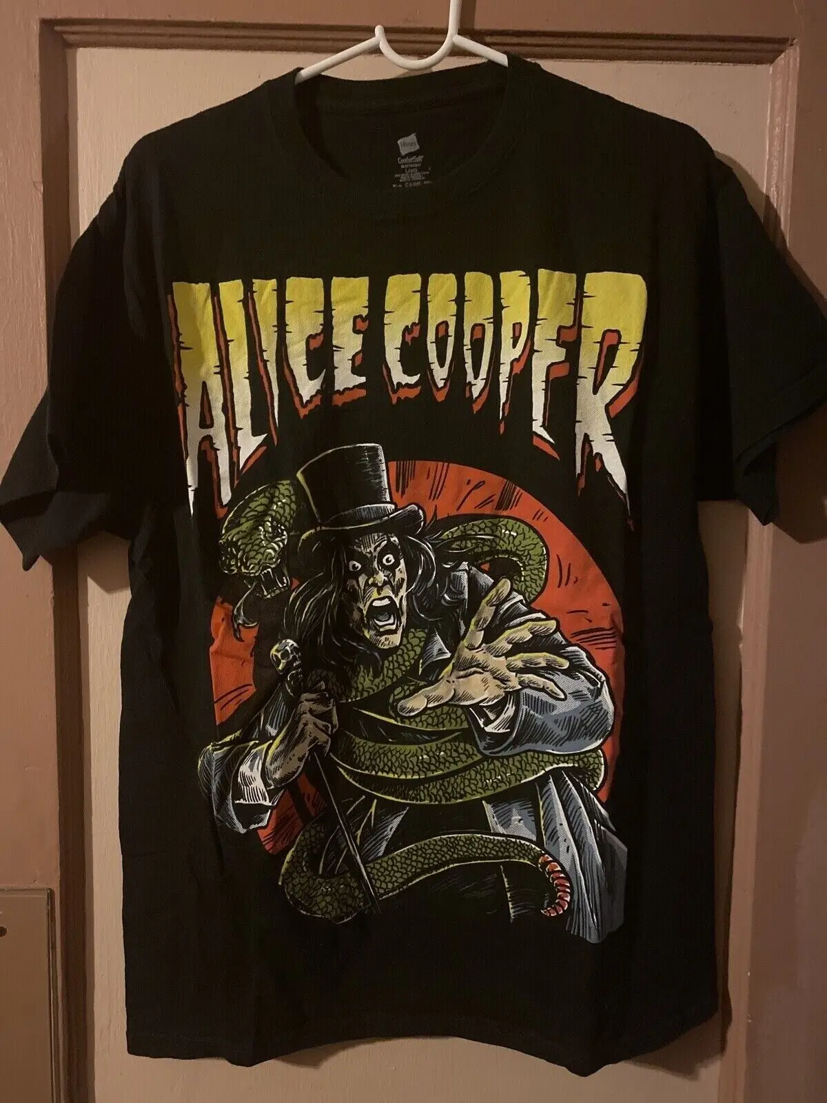 Alice Cooper Comic Book Inspired Black Unisex T-shirt For Men Women KH3933