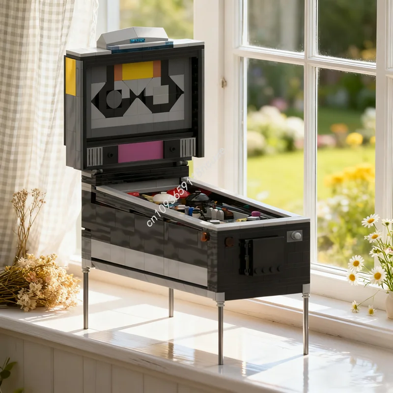 

1033 шт. MOC Creator альтернативная машина для пинбола, модель здания, рождественские подарки, блоки, строительная идея, образовательная игрушка, кирпич для детей