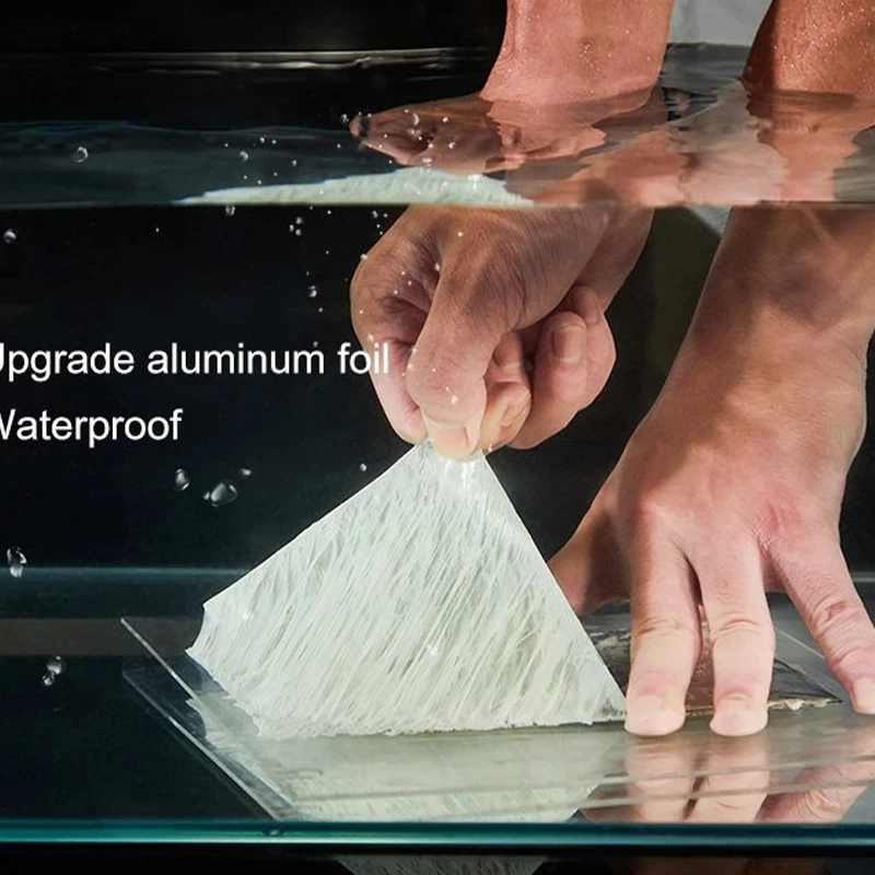 Viền Nhôm Butyl Siêu Cao Su Chống Thấm Nước Băng Keo Tự Dính Cói Sửa Chữa Băng Cho Mái Ống Mắc Ca Siêu Sửa Ống Dẫn