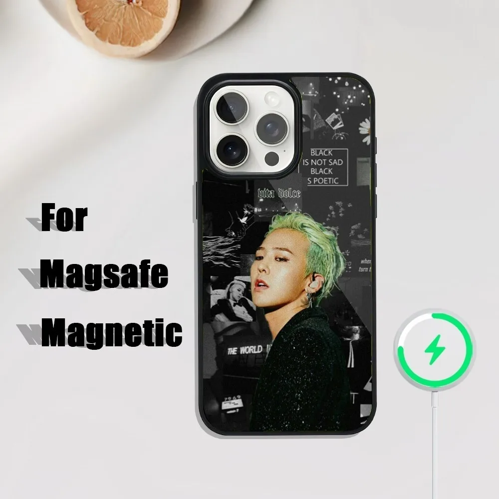 Kpop G-D-Dragon GD Phone Case For iPhone 16,15,14,13,12,11,Plus,Pro,Max Mini Magsafe Magnetic Wireless Charging