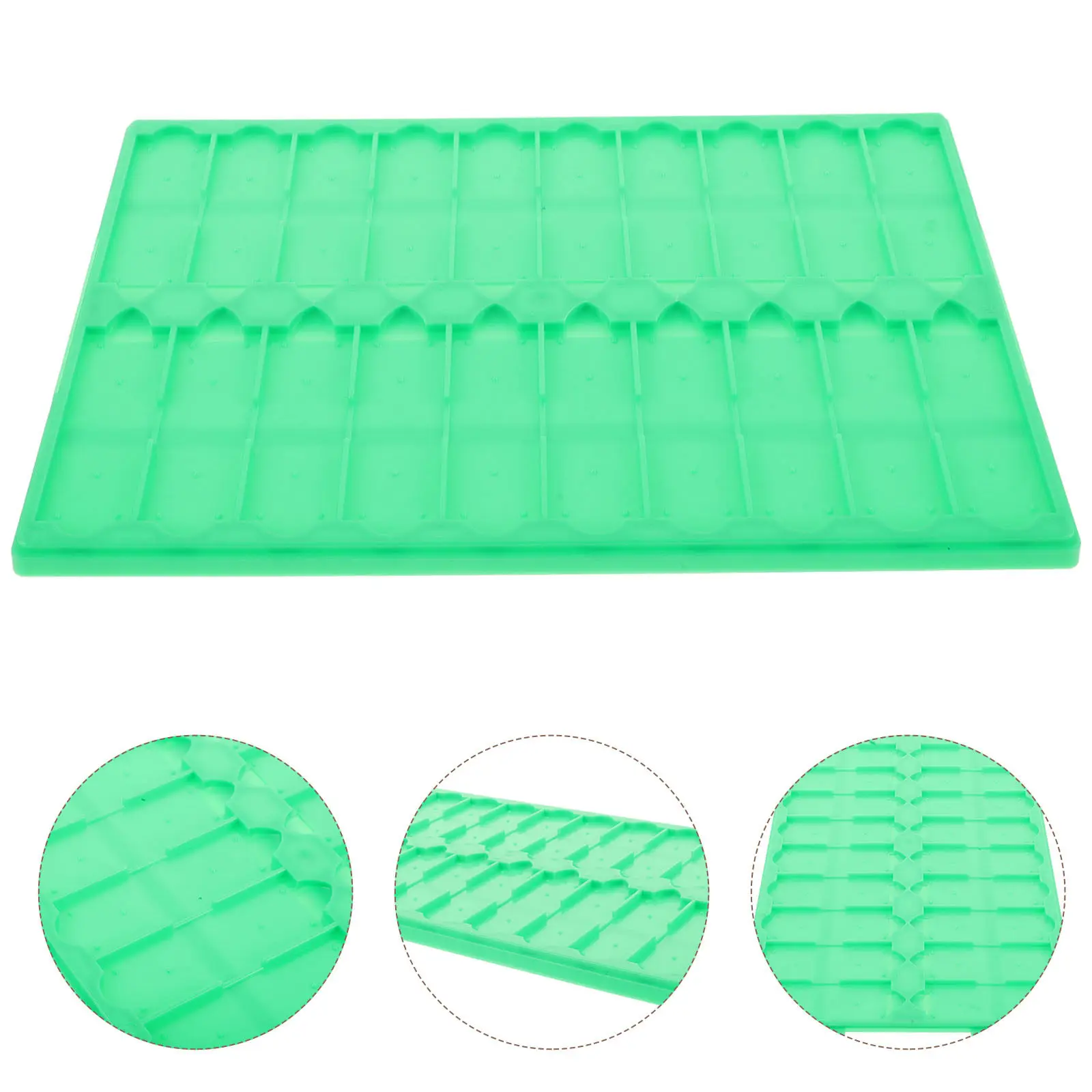 2Pcs Plastic Microscope Slide Drying Stand Slide Storage Holder Laboratory Slides Rack Compact Reusable Portable