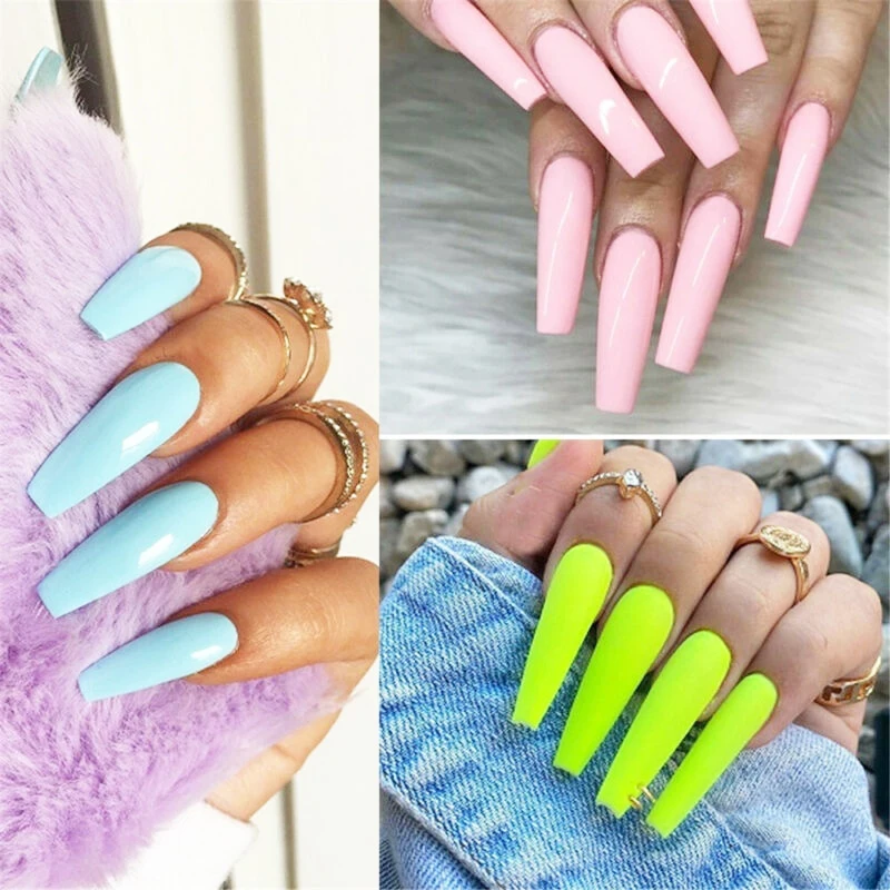 Manicure Extension Tools Full Cover Candy Color High-quality Highly Rated Trendy Must-have Professional Nail Tips Nail Art