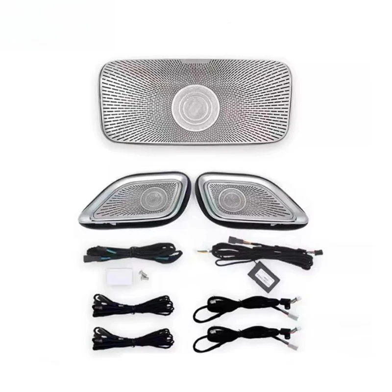 

Roof tweeter speaker 3D surround speaker suitable for Benz S-Class W223 2021-2023 rear roof illuminated panel 3 pieces 64 colors