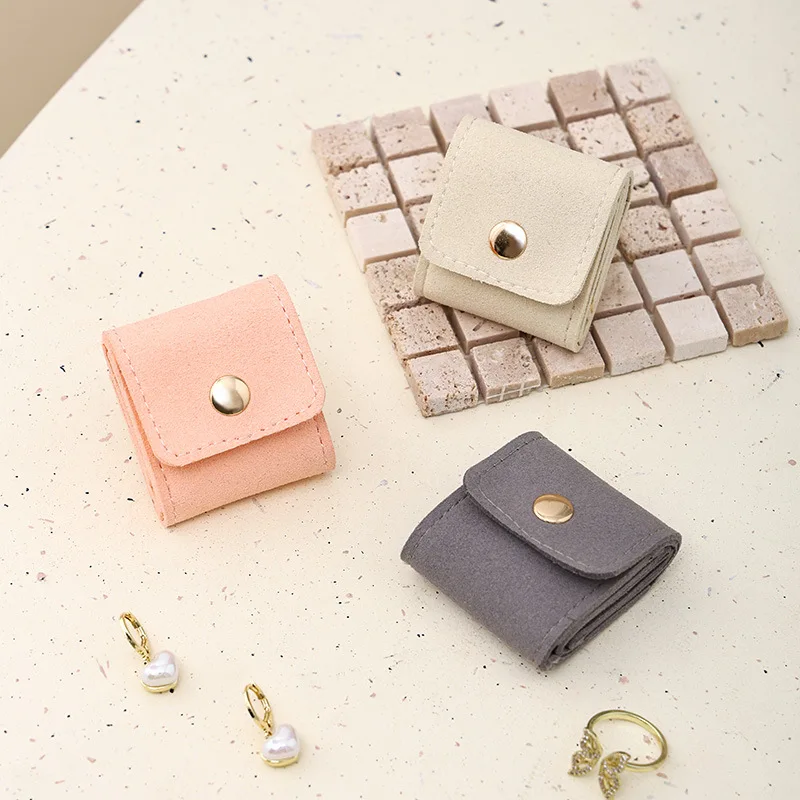 Модная бархатная сумка для демонстрации ювелирных изделий, контейнер, складное ожерелье, кольцо, упаковочная сумка, чехол для хранения, органайзер для сережек, упаковка ювелирных изделий