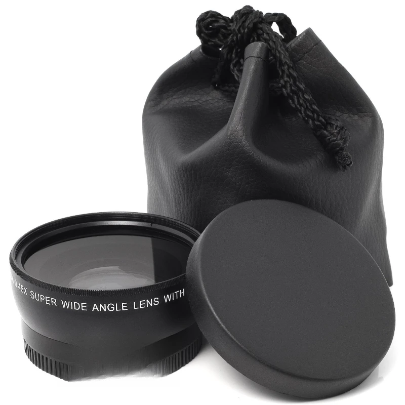 

55Mm 0.45X wide-angle lens, macro 2-in-1 add-on lens 0.45x, suitable for Sony