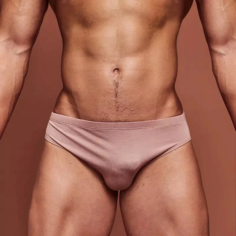 Men's Underwear Briefs Thin Sexy Underwear Modal Low Waist Sports Seamless Triangle Briefs Hip lifting Comfortable Male Panties