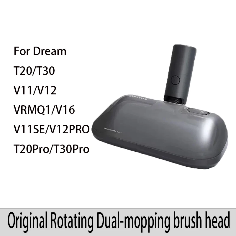 Original Rotating Dual-mopping brush head for Dreame V11SE V12/V12 Pro V16 ,T20,T30,R10,R10 pro,R20 Vacuum cleaner accessories