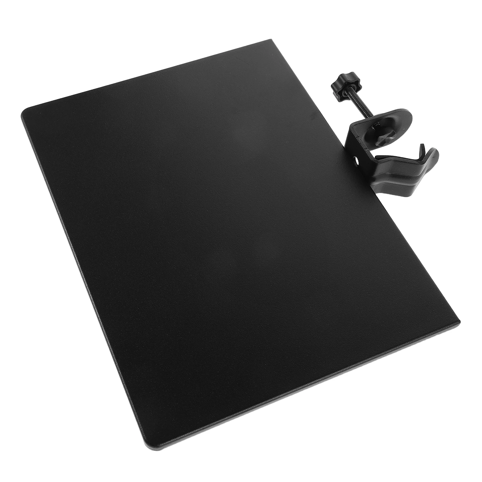 

Adjustable Microphone Clamp-On Organizer For Sound Cards Sheet Music Accessories Live Streaming Karaoke Concerts Durable Metal