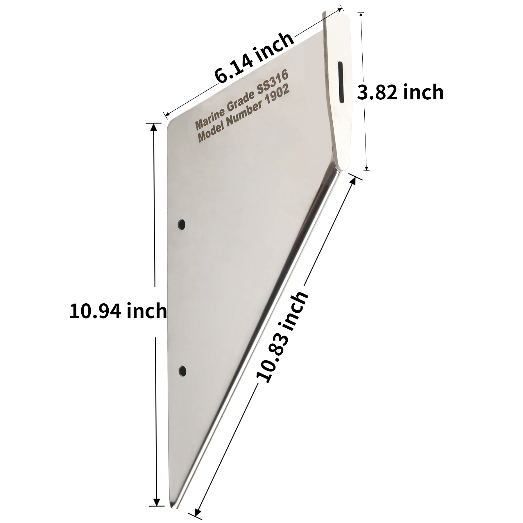 Marine Skeg Safe Protector Guard 27151 for Yamaha Mercury Suzuki 150-175HP 200HP 300HP Stainless Steel Wear Tab