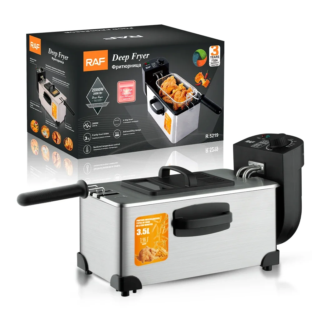 # for  Deep Fryer 2000W Large 3L Capacity With Sectional Temperature Control Anti Scalding Design And Family Size Cooking