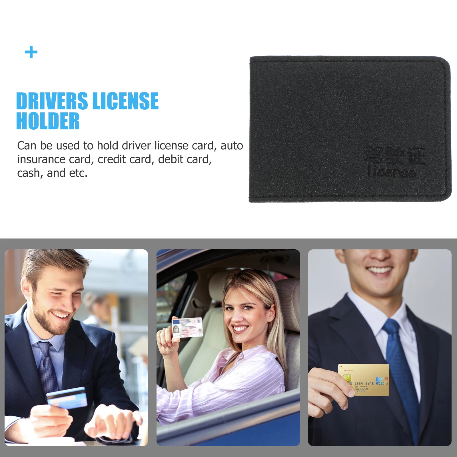 

Car Accessories for Women Driver's Protective Cover Registration Card Drivers License Holder Woman