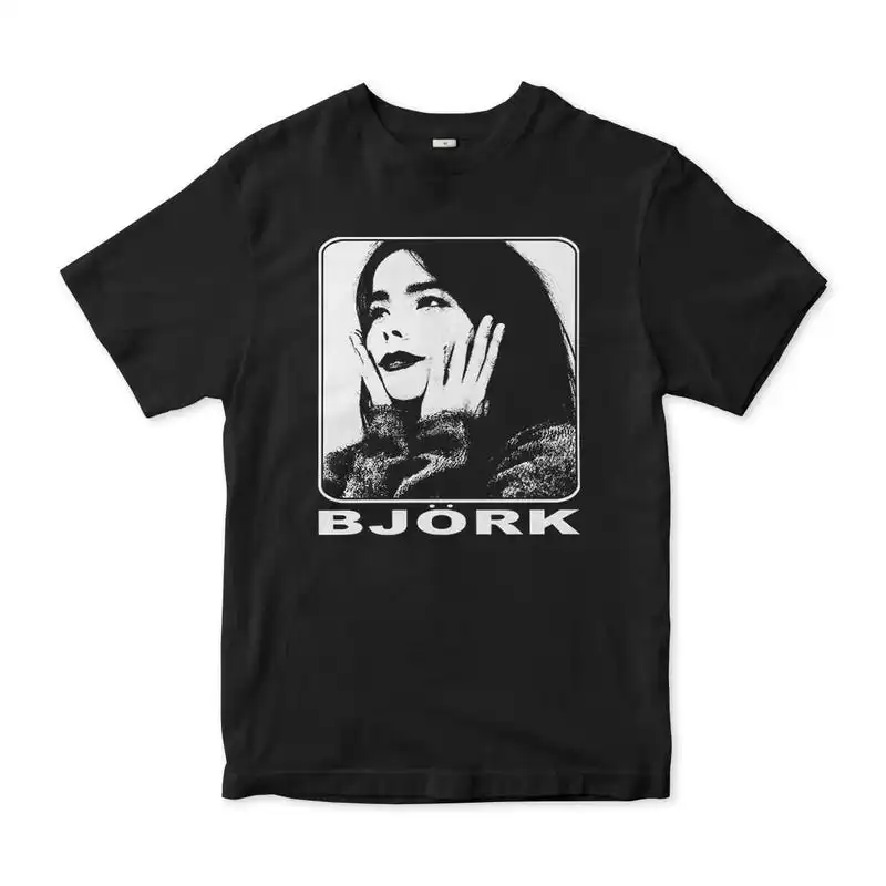 Bjork Graphic T-Shirt, Men's and Women's Sizes,Graphic Short Sleeve Crew Neck Cotton T-Shirt