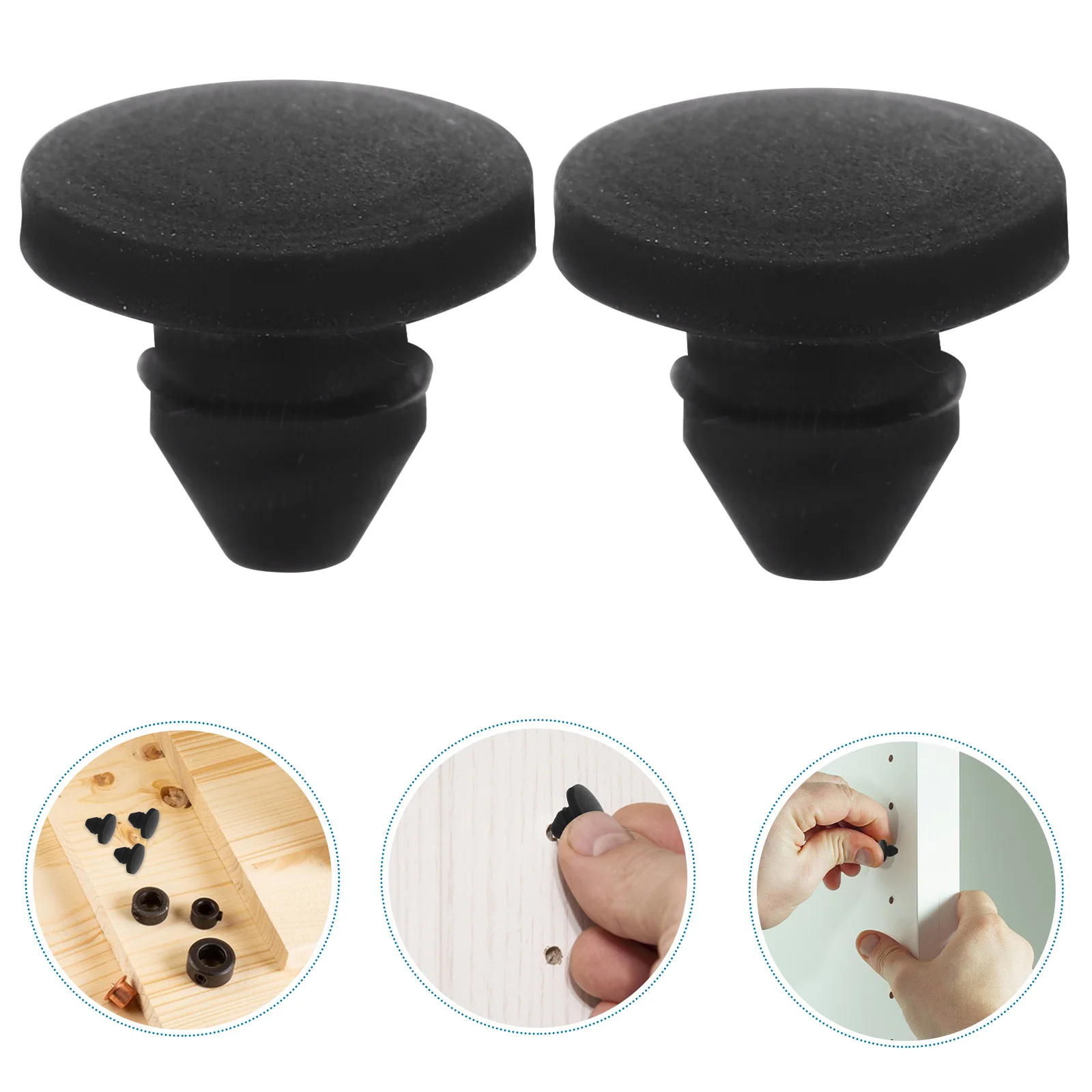 20 Pcs Silicone Sealing Plug End Foot Conical Elevator Lid Test Rubber Tapered Cap Drain