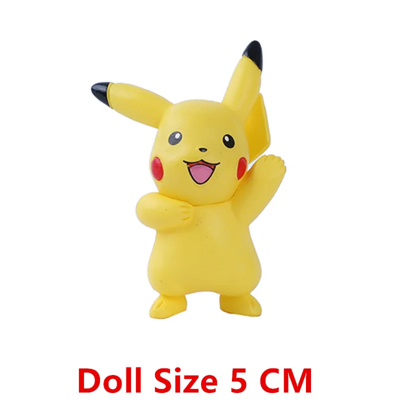 Neue 4-9 CM Pokemon Anime-Figur Pikachu Gengar Eevee Serie Mew Cartoon-Figur Taschenmonster Action-Modell Spielzeug Geschenke – Detail 22
