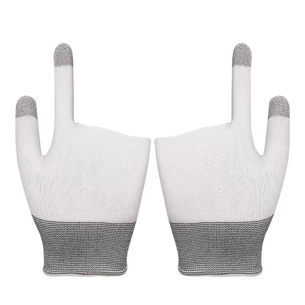 Hand Cover Gaming Finger Cover Sweatproof Solid Color Thumb Gloves Breathable Touch Screen Finger Cots Cover Game Controller