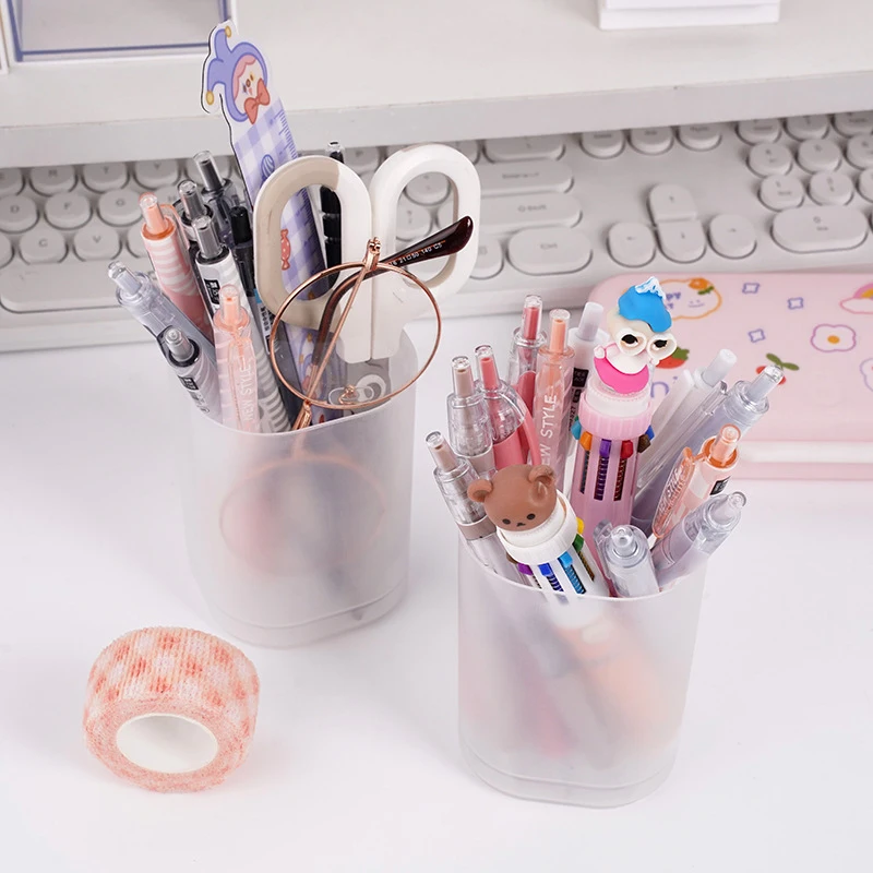 Pen Holder Desktop Pen Holder Simple Large Capacity Cute Storage Stationery Stationery High Appearance Level Storage Container