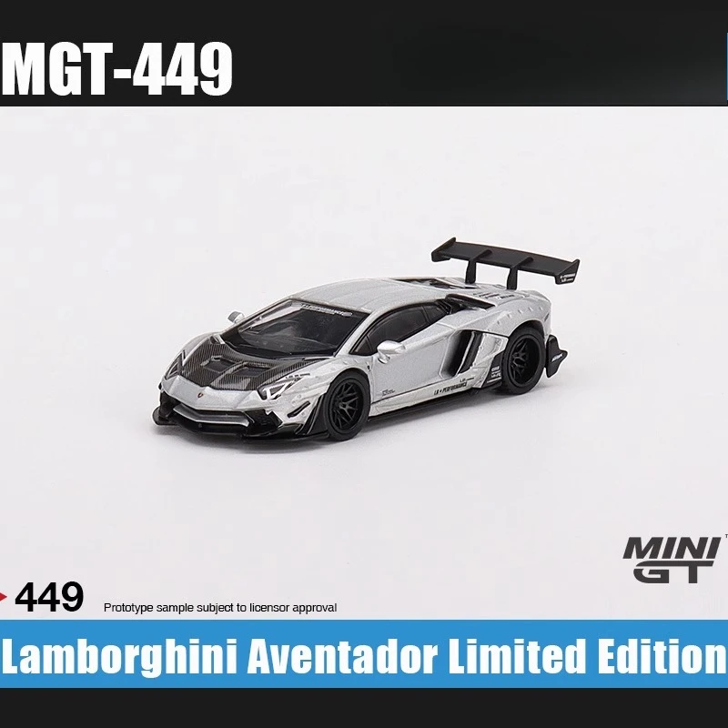 1:64 # 449 1:64 Aventador modelo de coche de simulación de aleación de edición limitada, adornos decorativos, juguetes personalizados