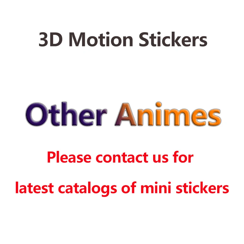 Mix Wholesale Anime Mini Stickers Waterproof Decals for Phone,Cup,Laptop,Etc(Please Contact Us for Latest Catalogs)