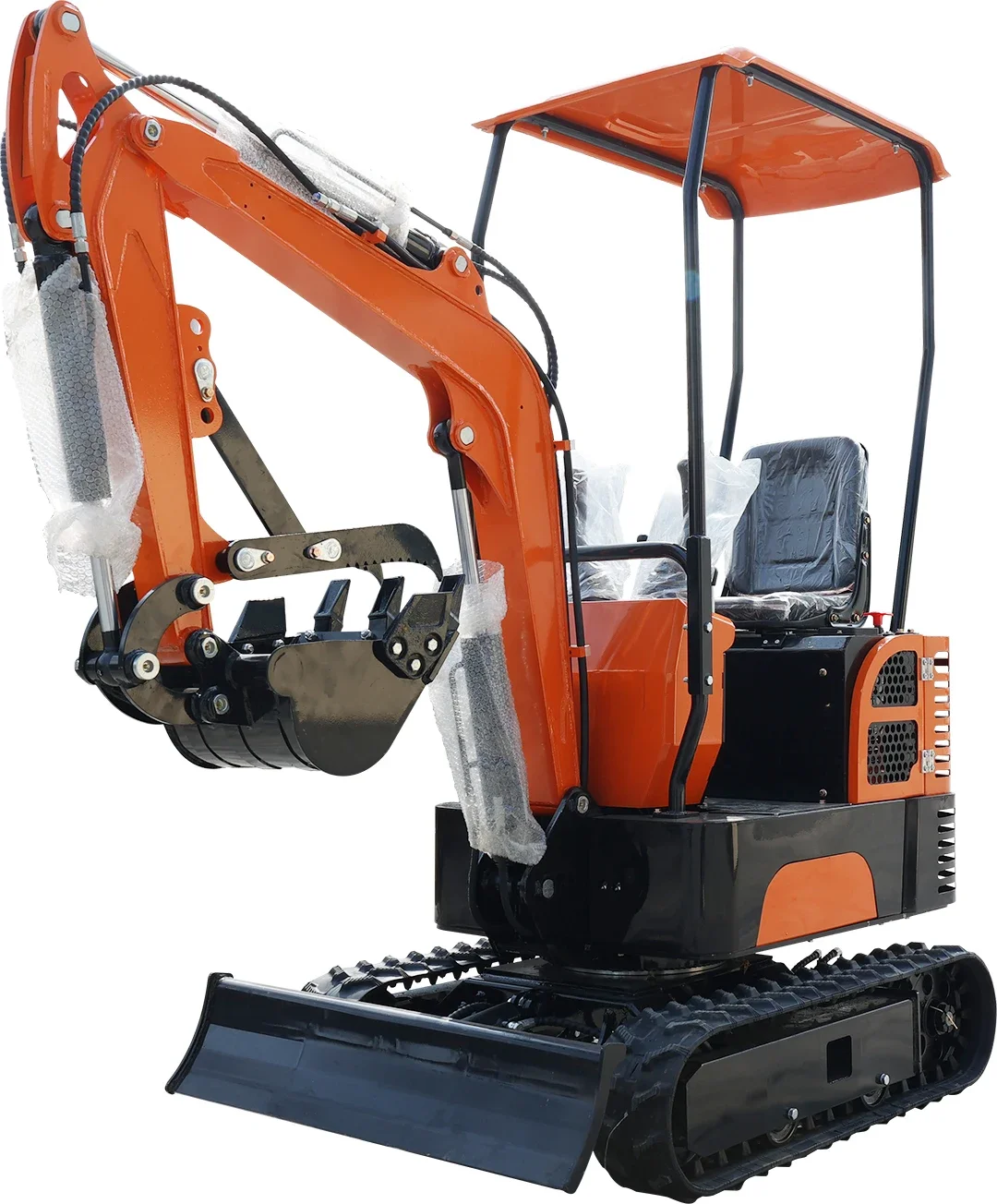 

FAST DELIVERY 1 2 ton 3.5 ton mini excavator Kubota Engine digger Chinese used small excavator with cabin machine