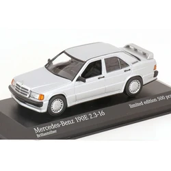 1/43 Mercedes-Benz classic car 190E 2.3-16 W201 Saloon 1984 simulation model, children's collection, gifts for children.