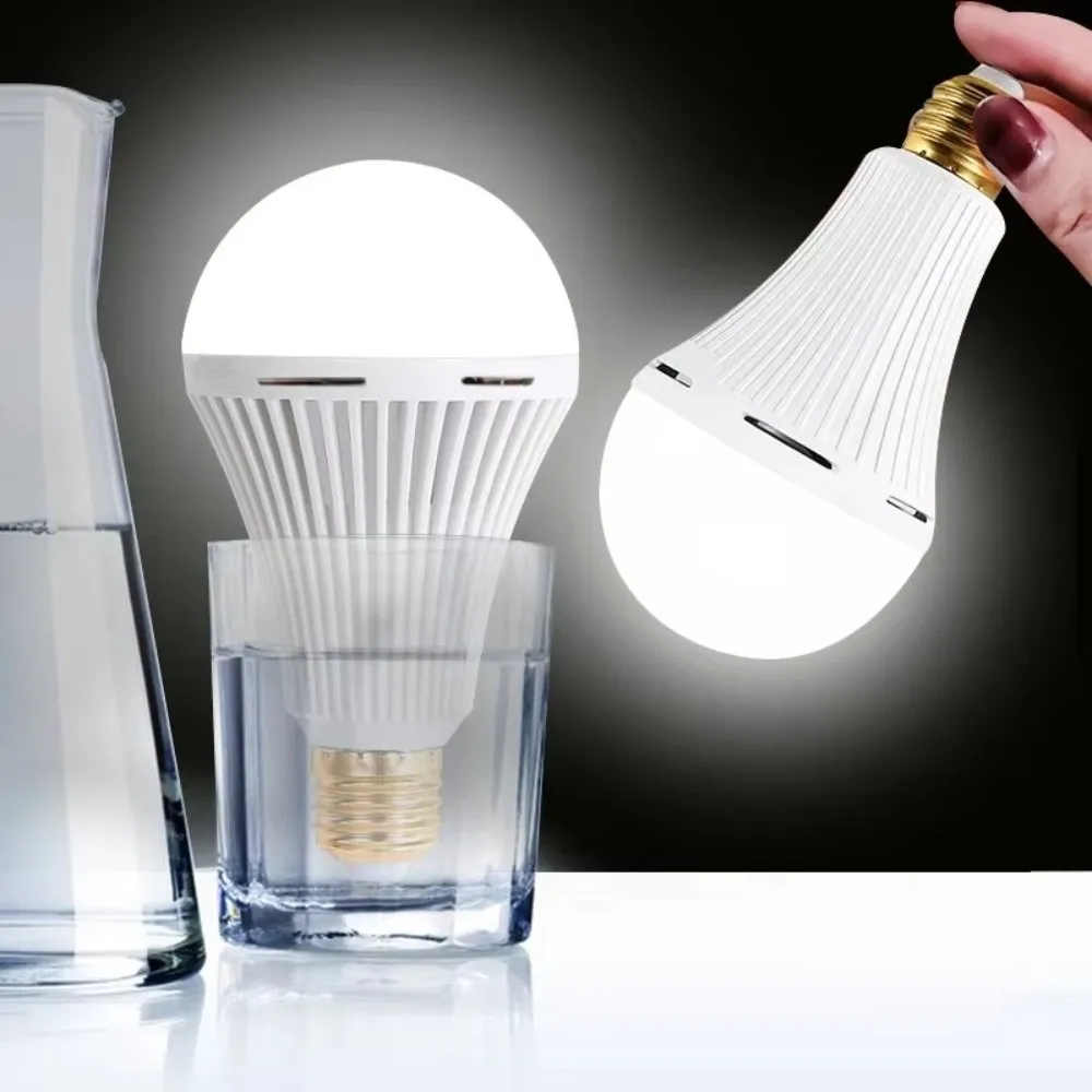 

New E27 LED Rechargeable Bulb Light Flicker-Free Portable Emergency Bulb 7W 15W Courtyard Outdoor Bulb Outdoor