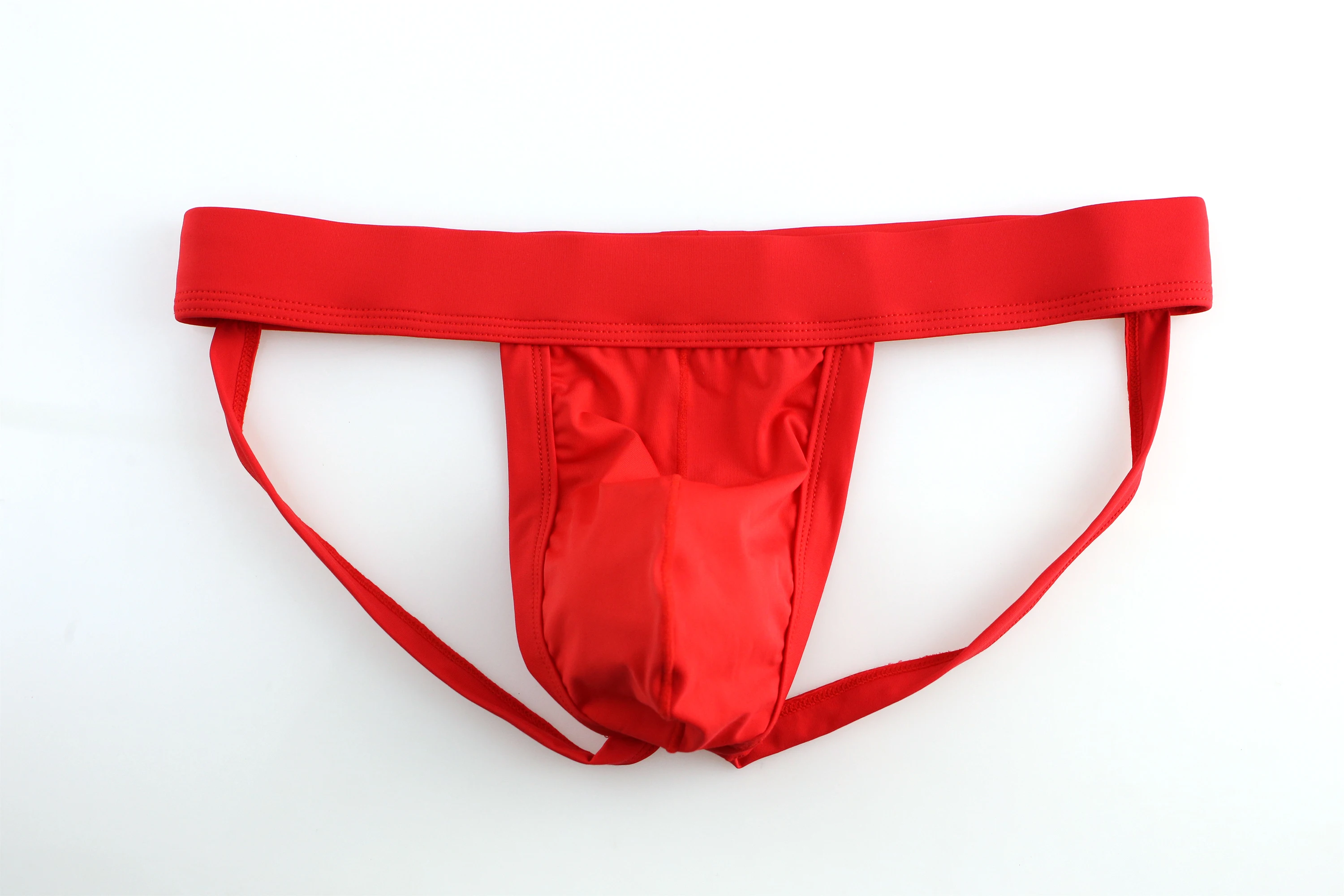 Celana dalam Bikini pria, celana dalam Bikini pinggang rendah meningkatkan Thong kinerja seksi Jockstrap 4 buah/6 buah