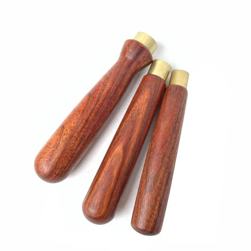 Redwood Shovel Chisel Accessories Wooden Handle Tools Wooden Handle File Handle Grip Perforated Raw Wooden
