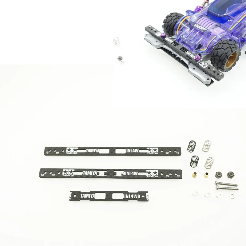 Self made tamiya Mini 4WD parts spring front lettering 1set spring sliding front roller stay for tamiya MINI 4WD racing car