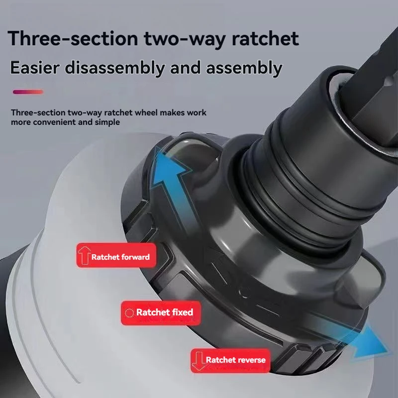 Ratchet Screwdriver Set Short Shaped Radish Head High Hardness Labor-saving Multi-functional Dual-purpose