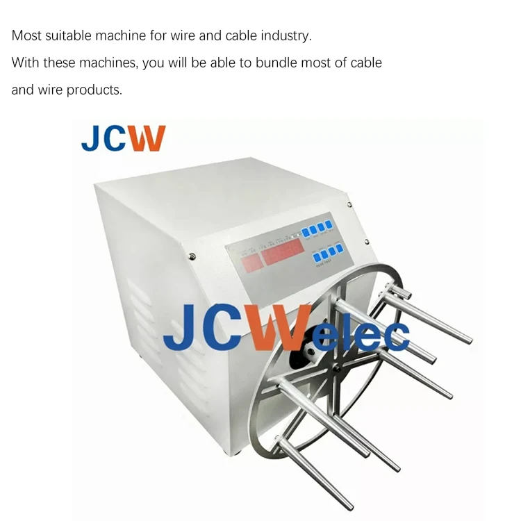 JCW-WB03W كابل سلك الطاقة USB مضفر تلقائيا جودة عالية آلة لف أسلاك الألومنيوم الأوتوماتيكية الكاملة #2