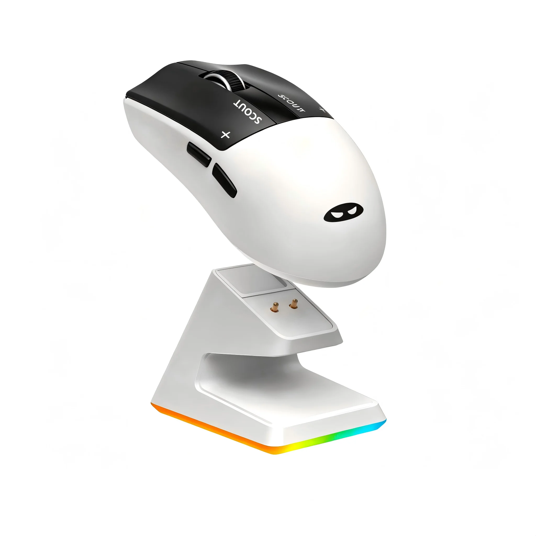 MageGee Scout Tri-mode Gaming Mouse With Charging Dock 12000DPI 6-Level Adjustable Silent Click Ergonomic Mouse for PC/Laptop
